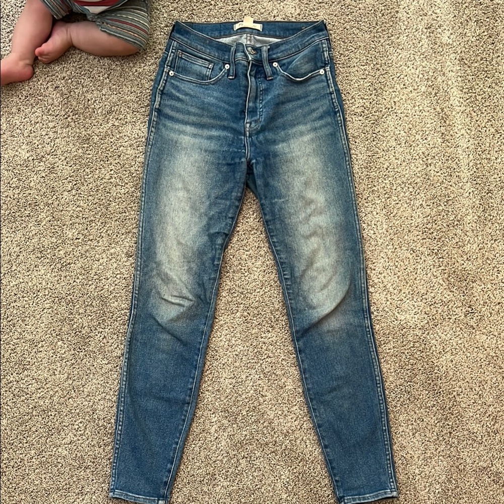 Madewell 10” High Rise Crop Skinny Jeans - 26T